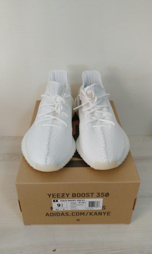 Yeezy cream white triple white v2 350 Men s Fashion Footwear Sneakers on Carousell
