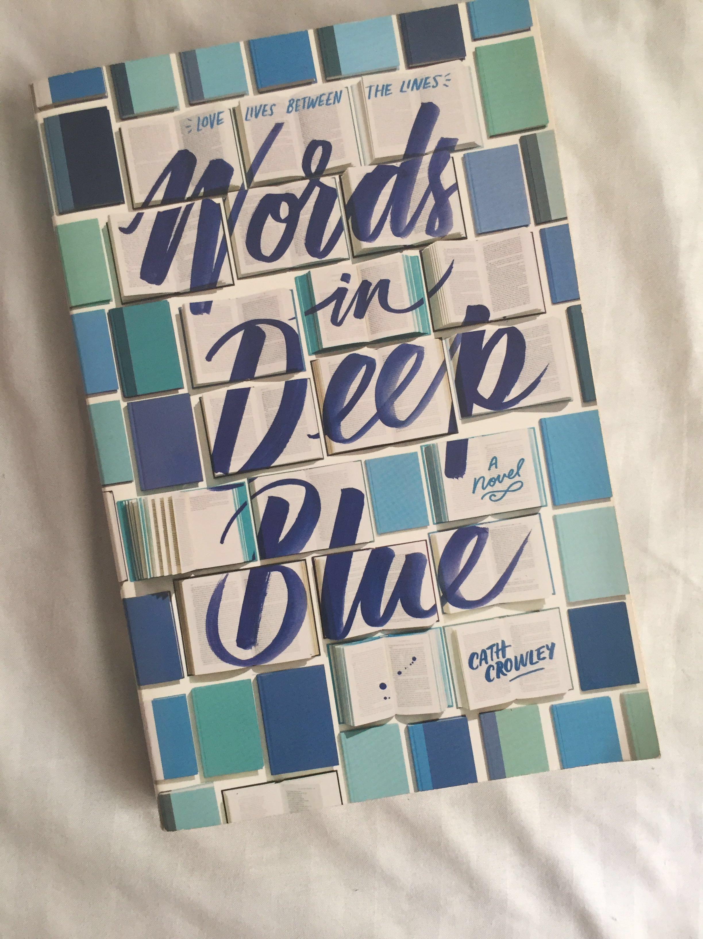 Words In Deep Blue Cath Crowley Books Books On Carousell