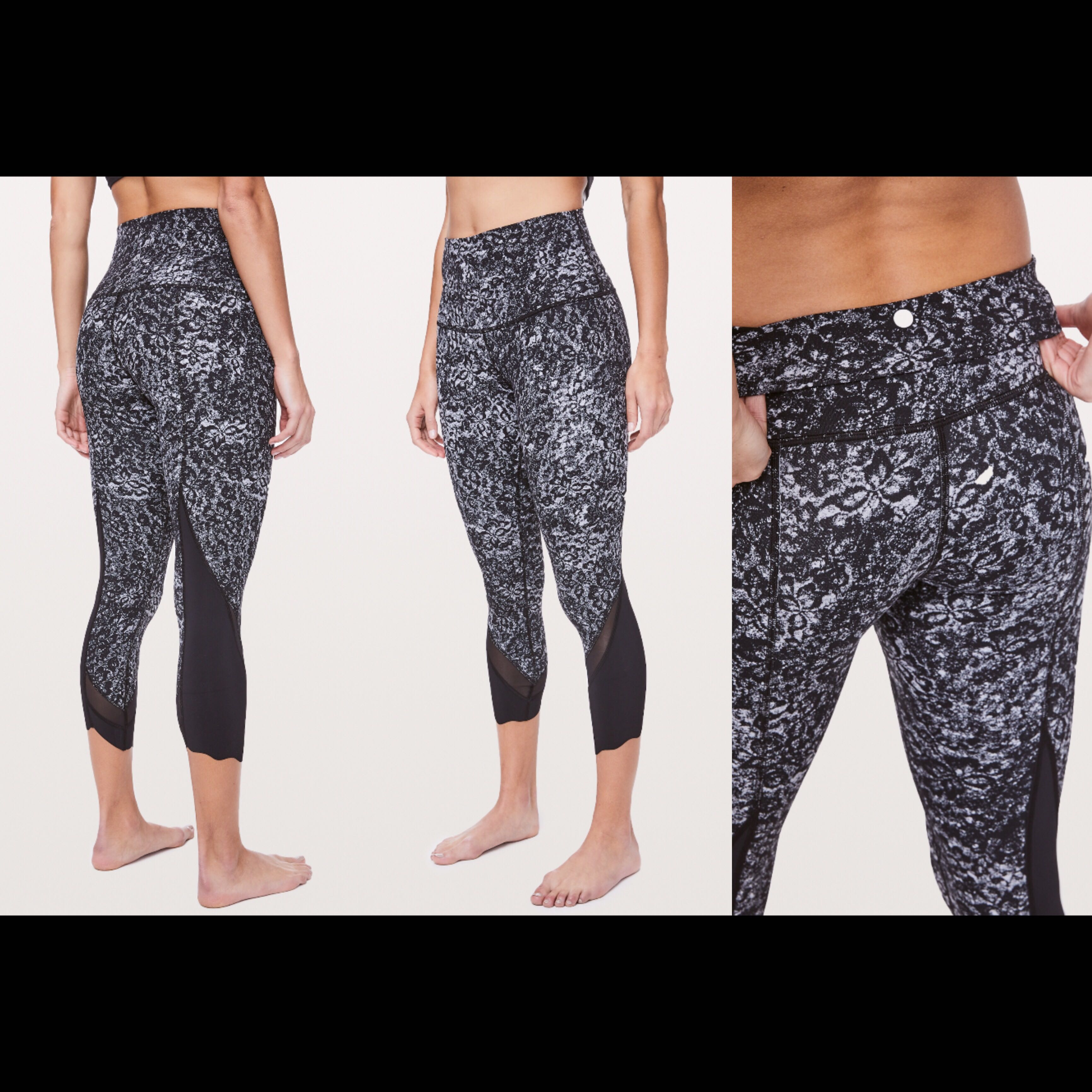 lululemon leggings scalloped