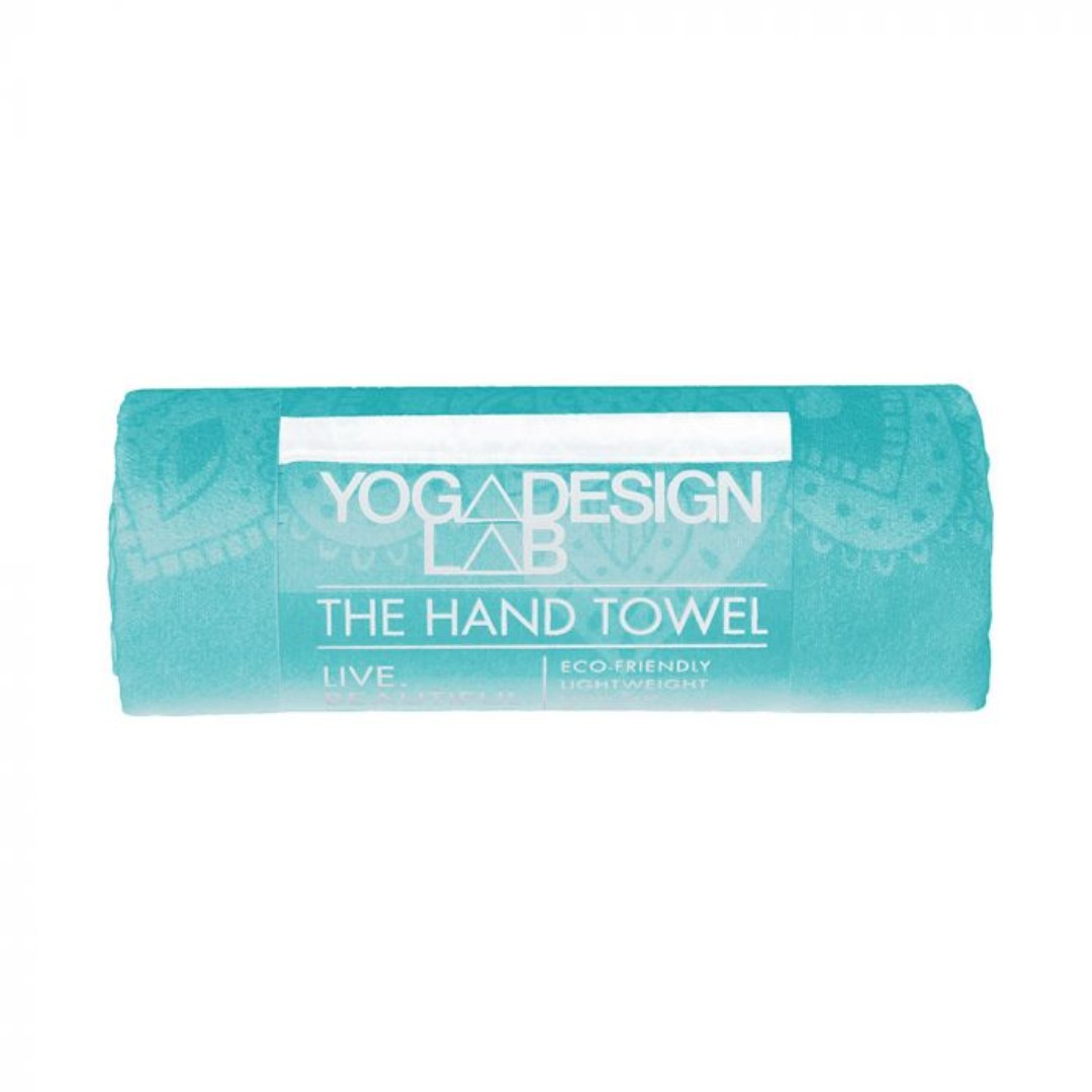 Yoga Design Lab Laser Cut Hand Towel Mandala Turquoise Sports Sports Apparel On Carousell