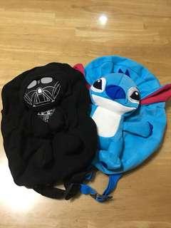 Baby mini backpack (Dart Vader & Stitch)