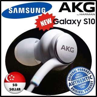 SAMSUNG S10 AKG Earphones (WHITE) (BRAND NEW)