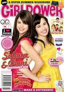 Girlpower magazine Selena Gomez and Demi Lovato