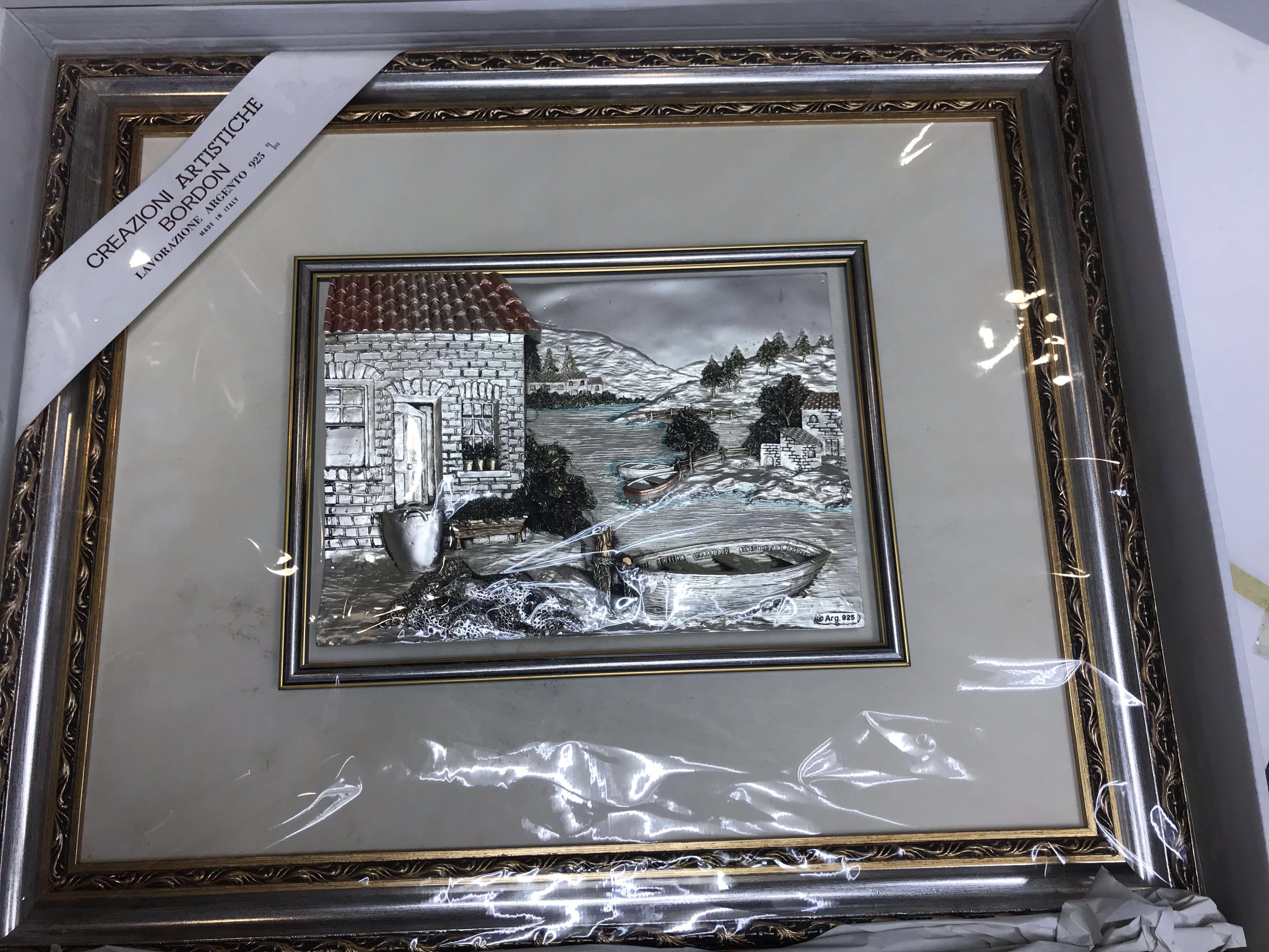 3d Creazioni Artistiche Silver Painting Design Craft Art Prints On Carousell