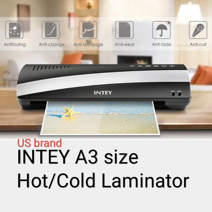 School and Office with 10 Pouches Rapid Speed Without Bubbles for Home Thermal Laminator Machine A4 Laminating Machine with 2 Roller System INTEY Faster Warm-up 