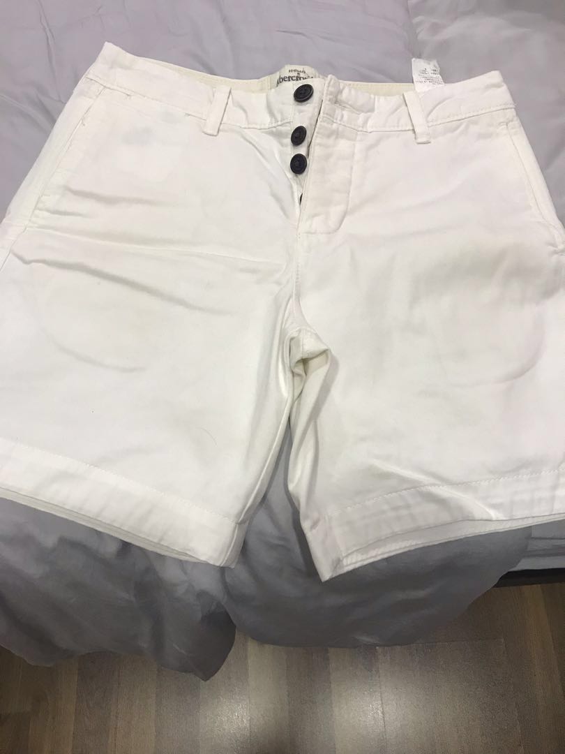 Abercrombie \u0026 Fitch White Shorts size 
