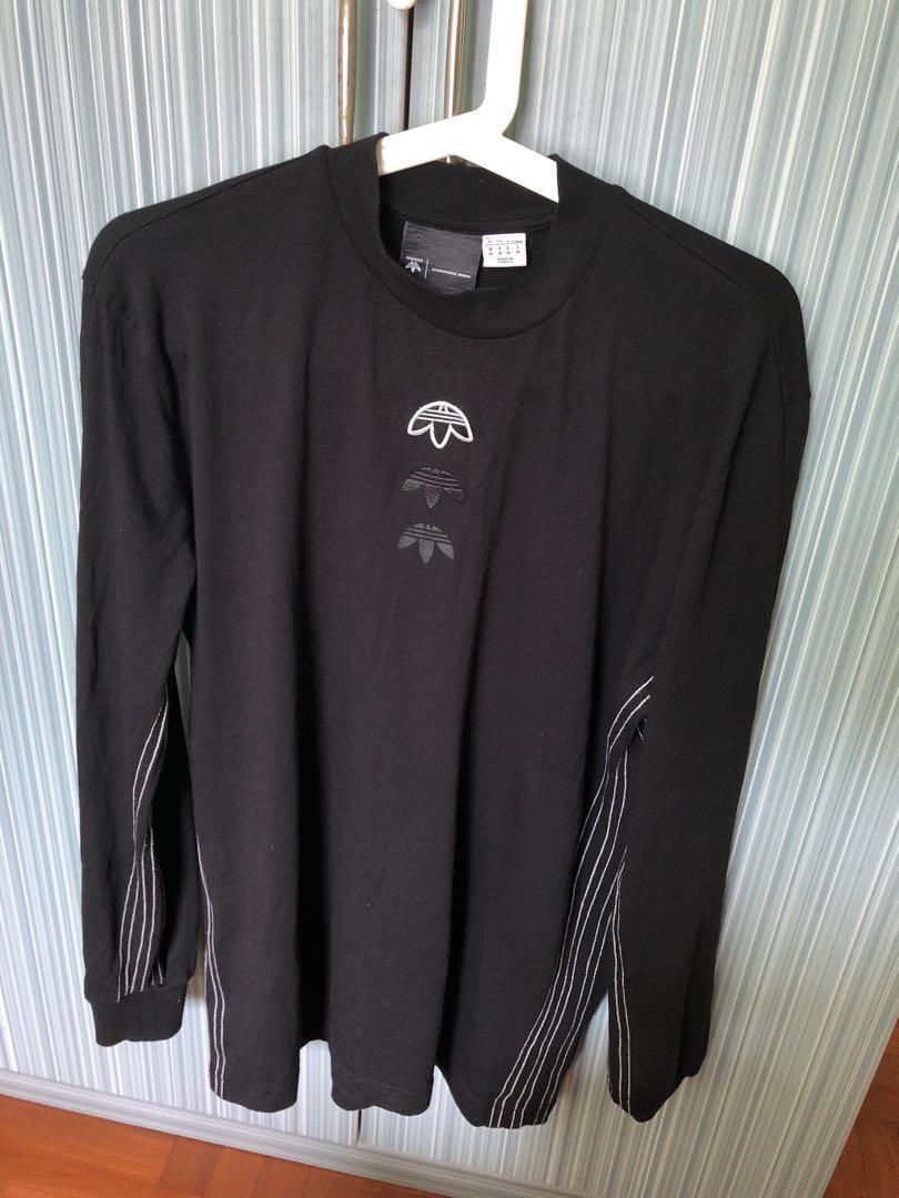 ALEXANDER WANG X ADIDAS LONG SLEEVE LOGO TEE