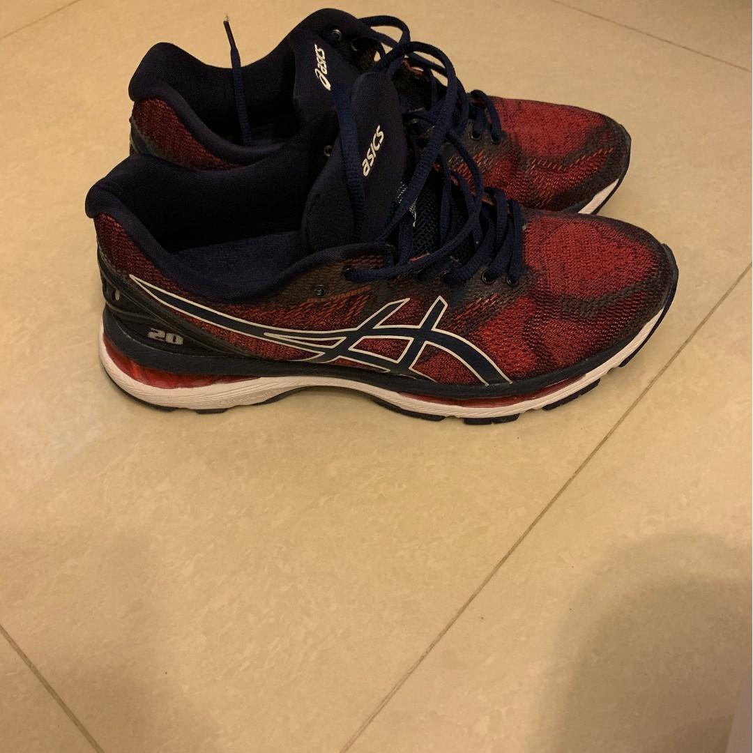 Asics nimbus 20 fiery red discount