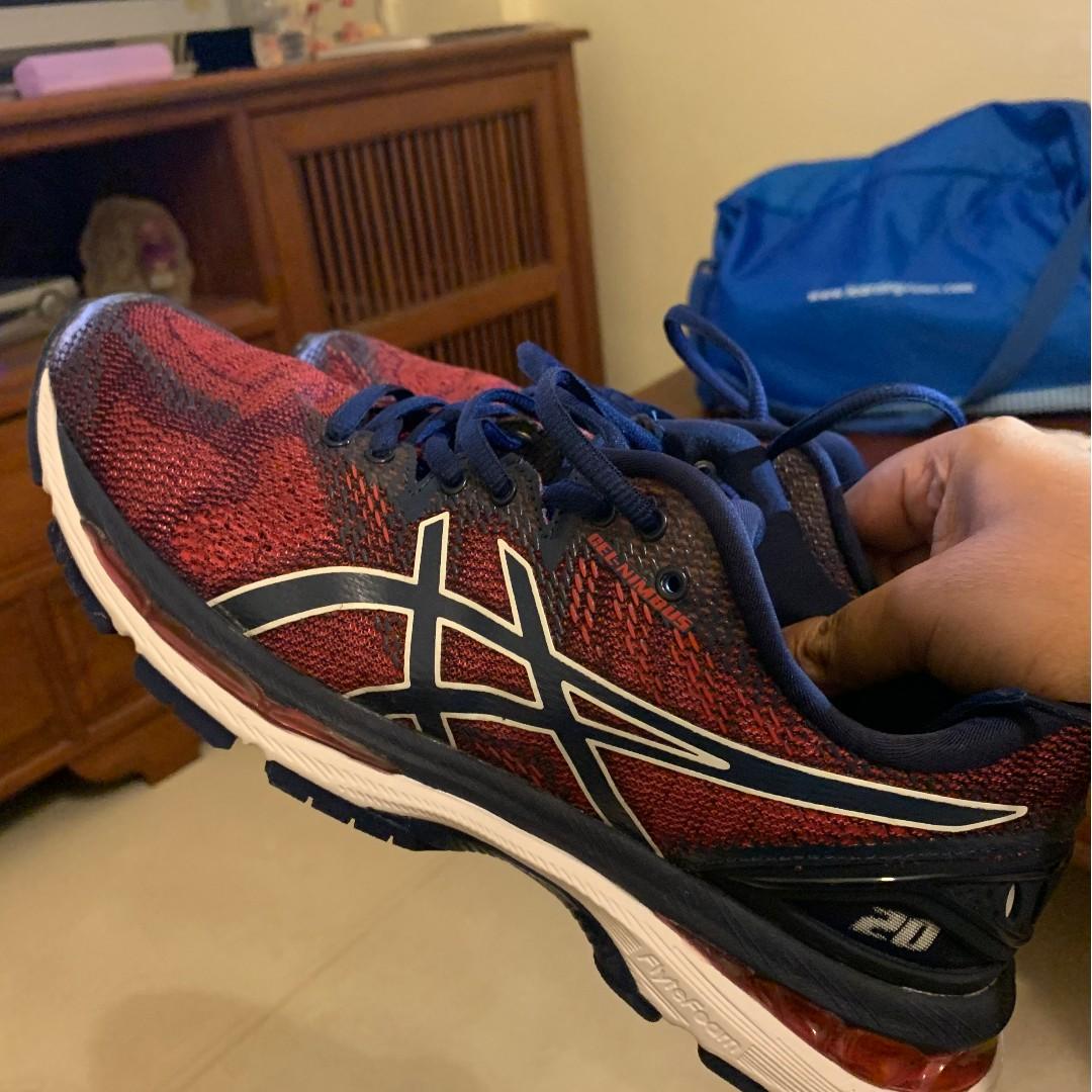 Asics gel-nimbus 20 top indigo blue/indigo blue/fiery red