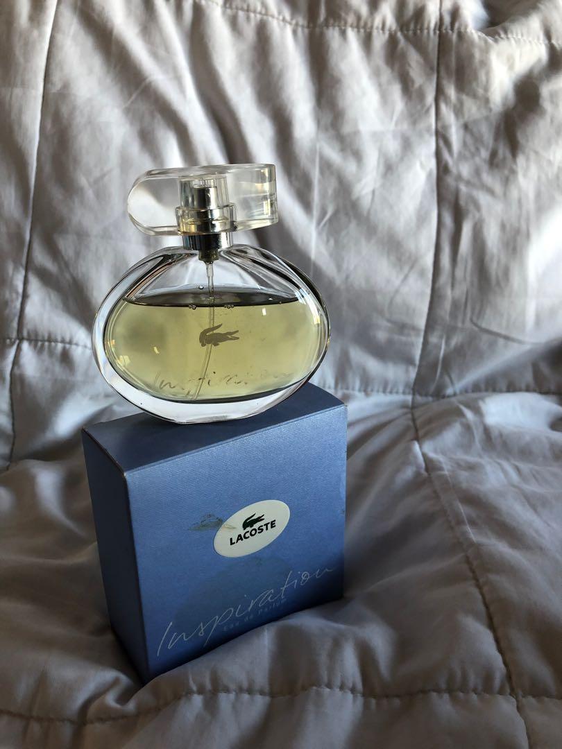 Authentic Lacoste Inspiration eau de parfum, Beauty & Care, & Deodorants on Carousell