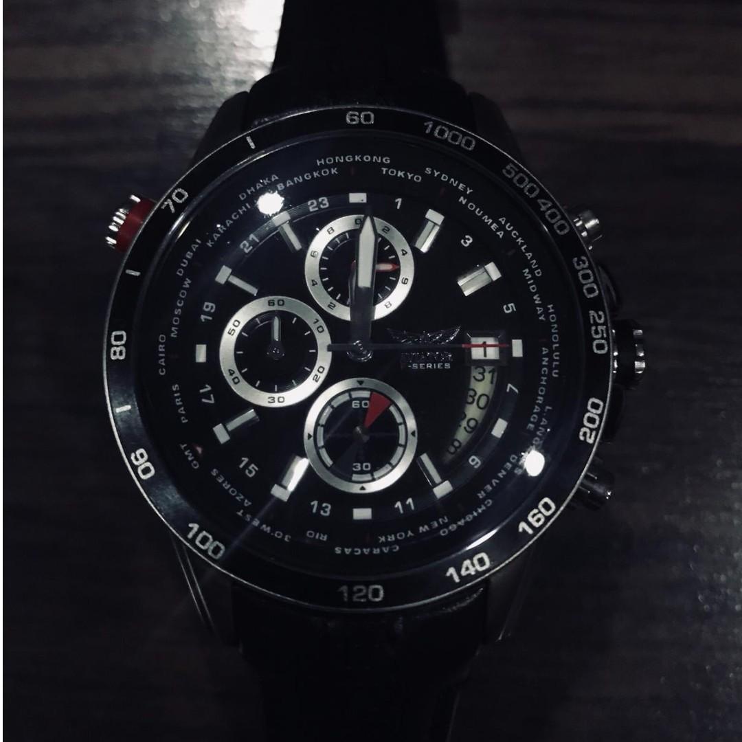 Aviator F Series World Time Tachymetre Chronograph Watch