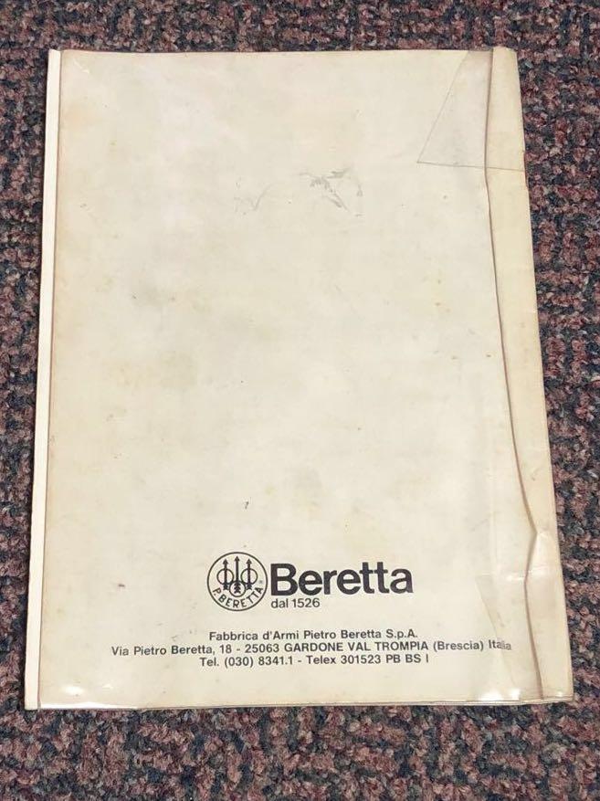 Beretta 92 users manual (Category: Textbooks) located in Paranaque City. Submitted by jorgeramos878 (Listing ID 220772212, Image 2). Description: Original manual For pickup paranaque or shipping nationwide Plus shipping fee.