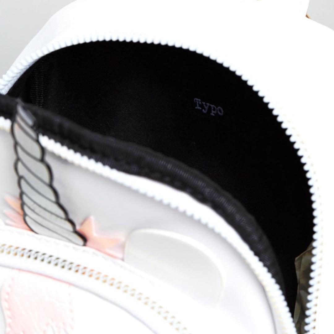 Typo unicorn backpack 2025