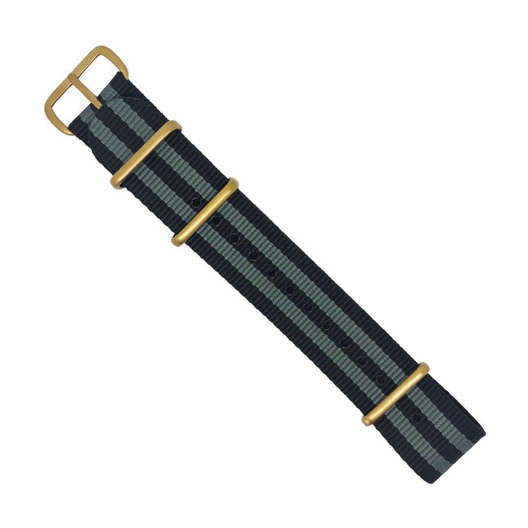 Bronze Buckle Nato Straps (5 Colours available in 18, 20, 22 and 24mm