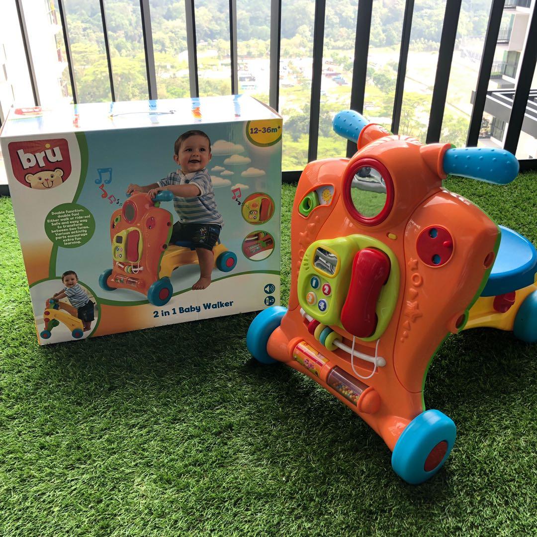 bru 2 in 1 baby walker