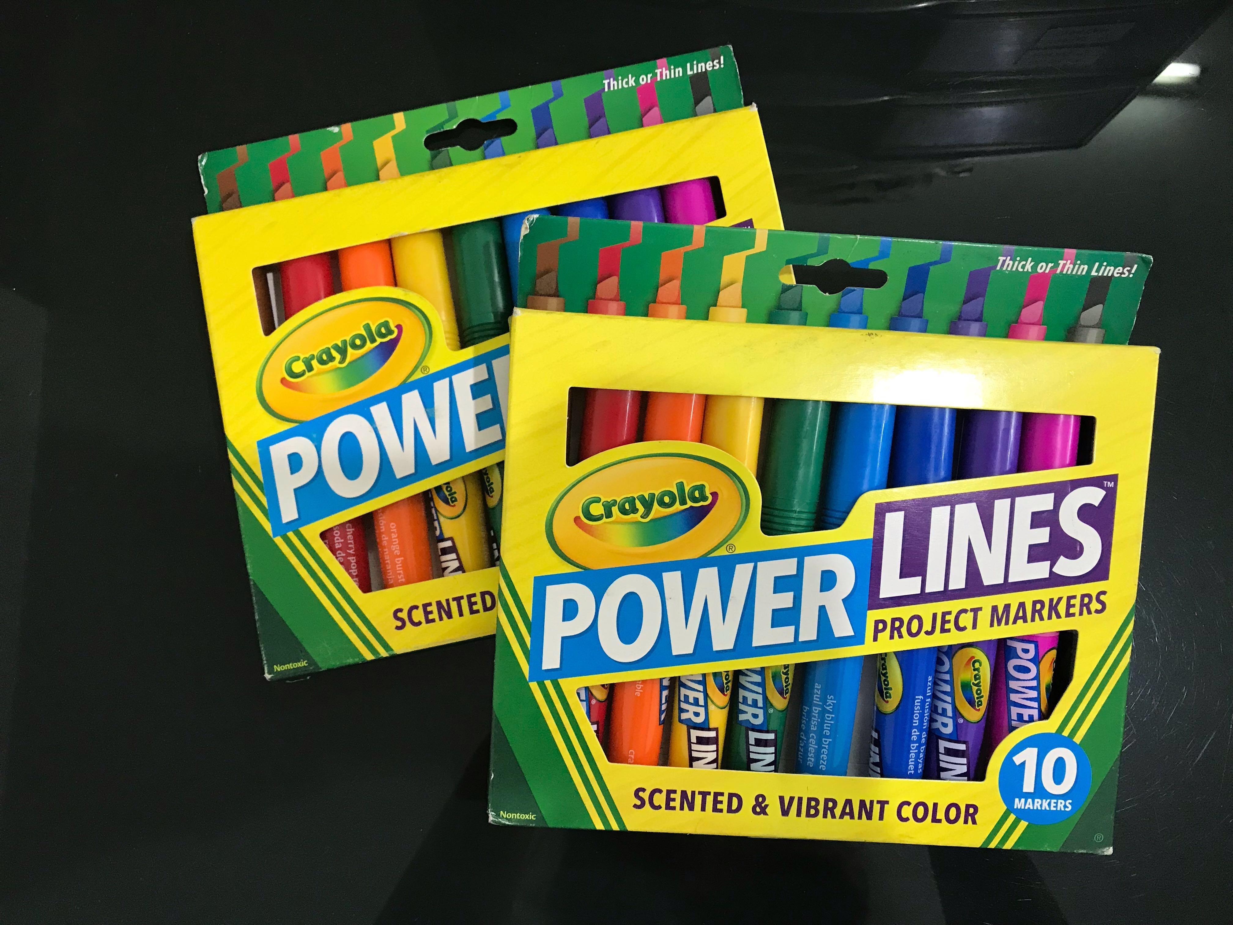 High-Quality Crayola Power Lines Abstract in HD