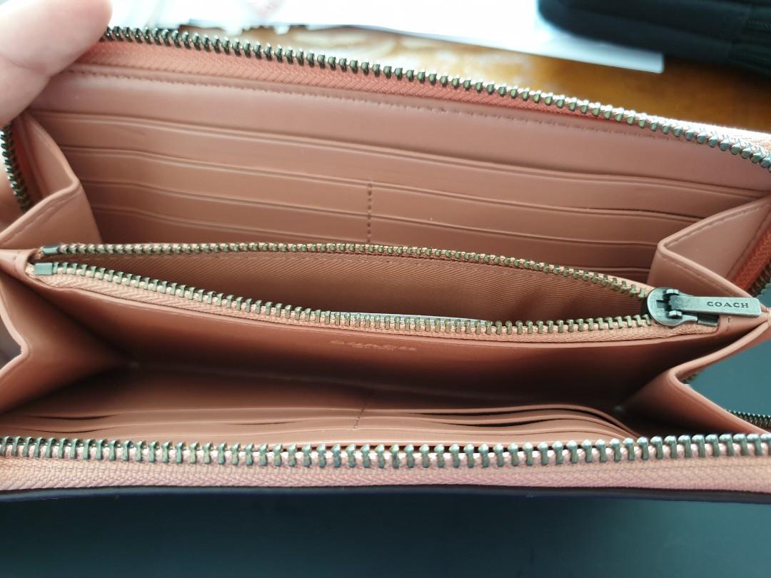 Dusty Rose Pink Coach Long Wallet Women s Fashion Bags Wallets