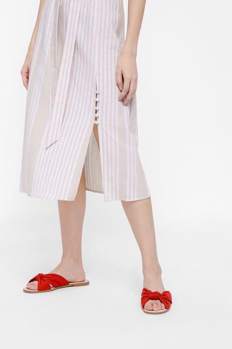 Edina Stripe Summer Midi Dress, Women's Fashion, Dresses & Sets ...
