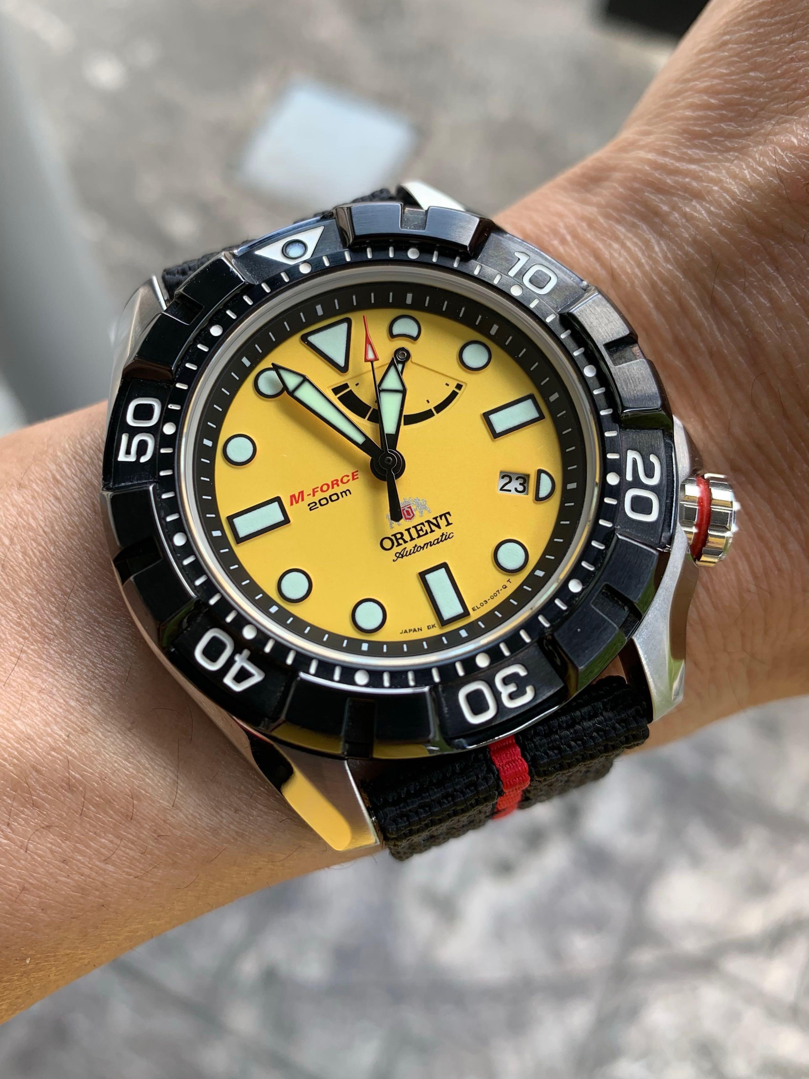 Orient m sales force yellow