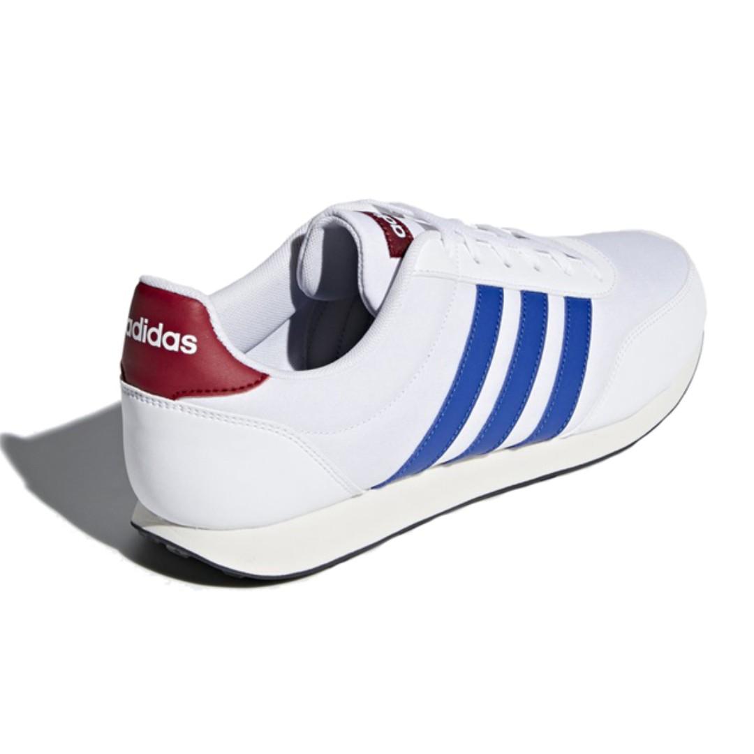 Free Delivery 100 Authentic Adidas V Racer 2 0 Db1448 White Red