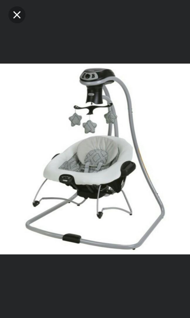 Baby swing Graco DuetConnect LX Swing Bouncer Babies Kids Infant Playtime on Carousell