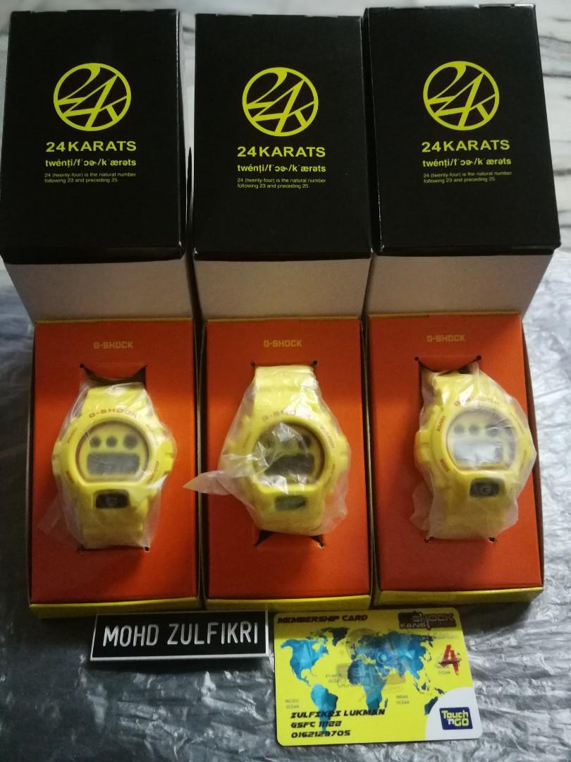 G shock 24 karat kuning shop