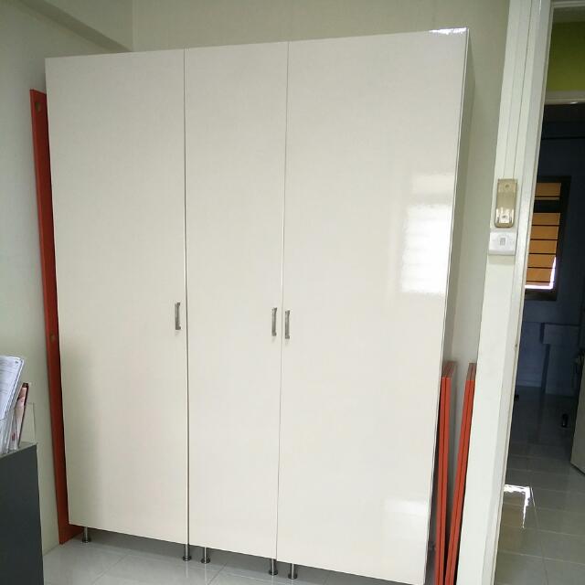 3 Ikea Tall Cupboards, Furniture & Home Living, Furniture, Shelves