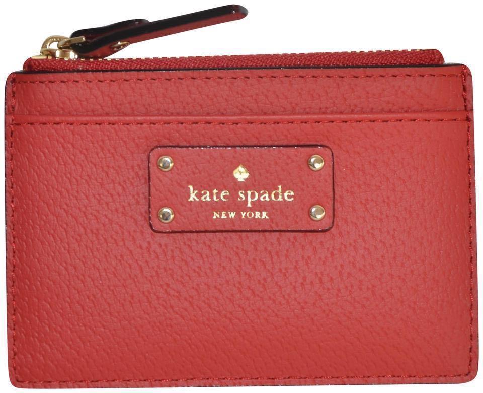 Kate Spade Red Card Holder Coin Purse