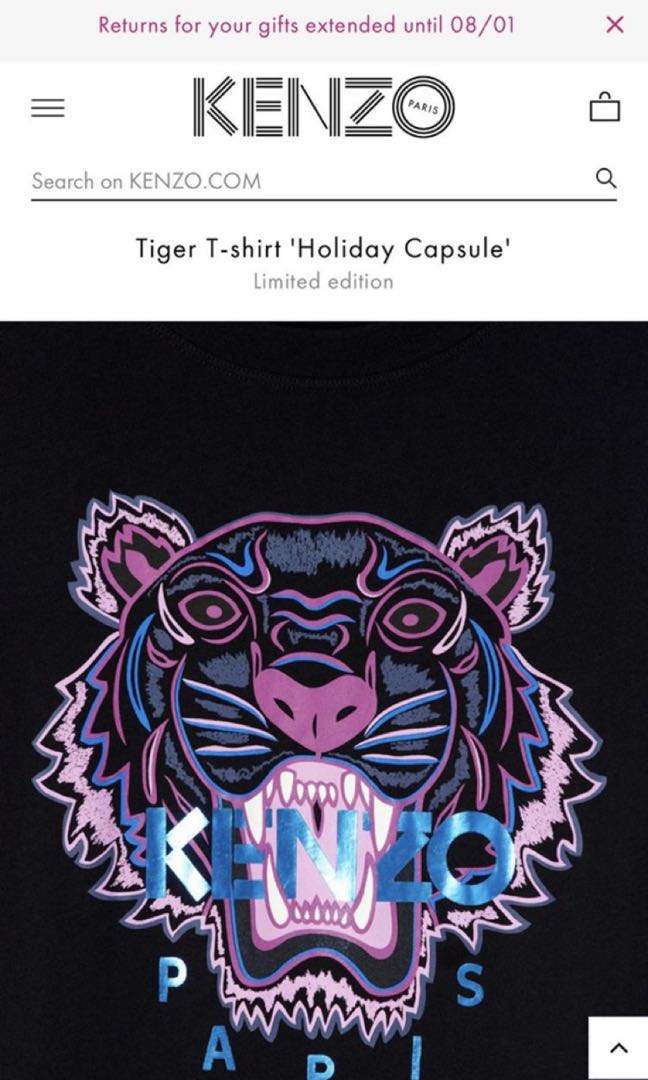 kenzo limited edition