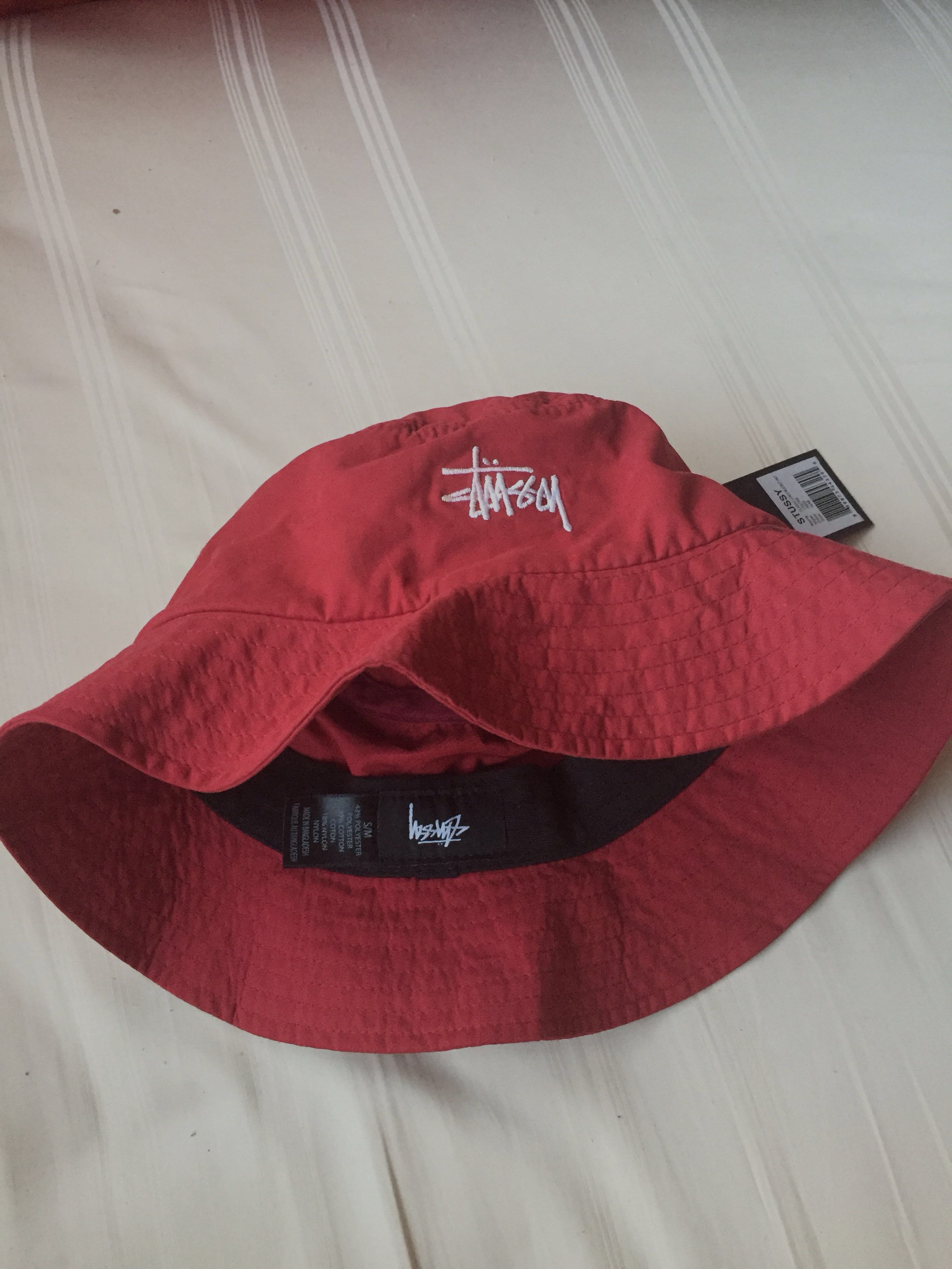 Legit Stussy Bucket Hat with Tag, Men's Fashion, Watches & Accessories