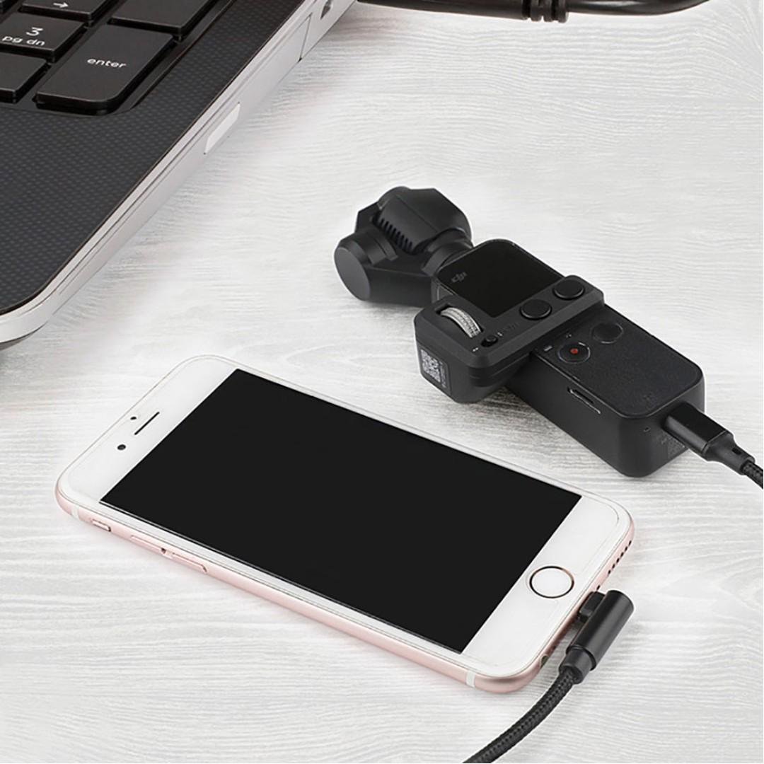 USB-C to Lightning 1m Cable for DJI Osmo Pocket, Mavic Air 2, Mini