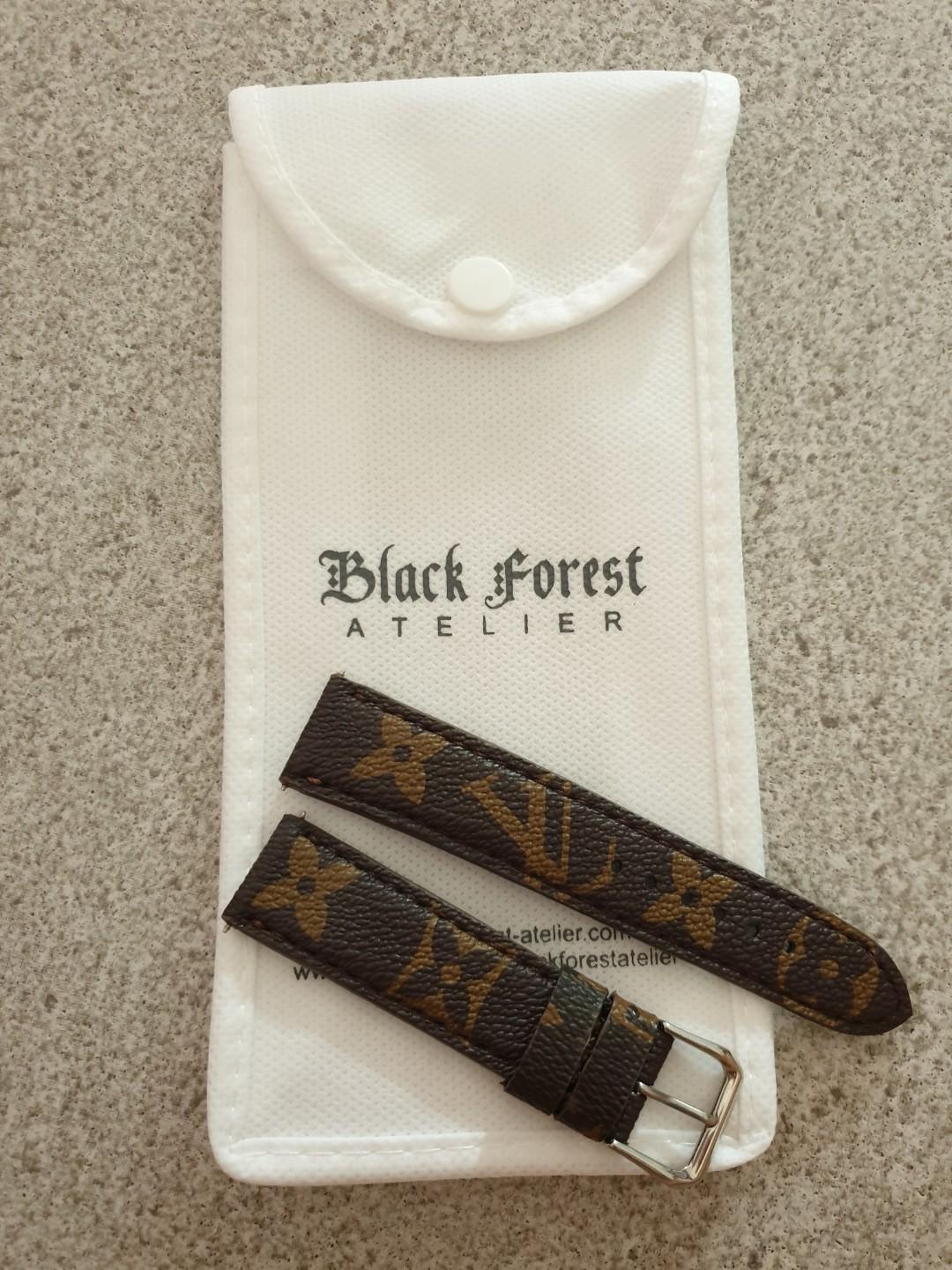 LV Straps cut from Authentic Louis - Black Forest Atelier