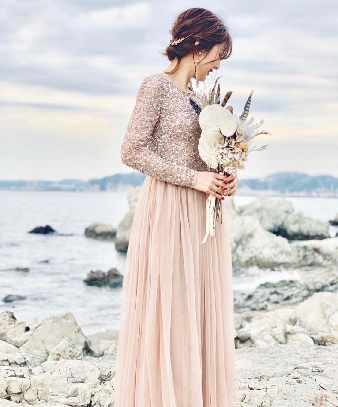 petite sequin maxi dress