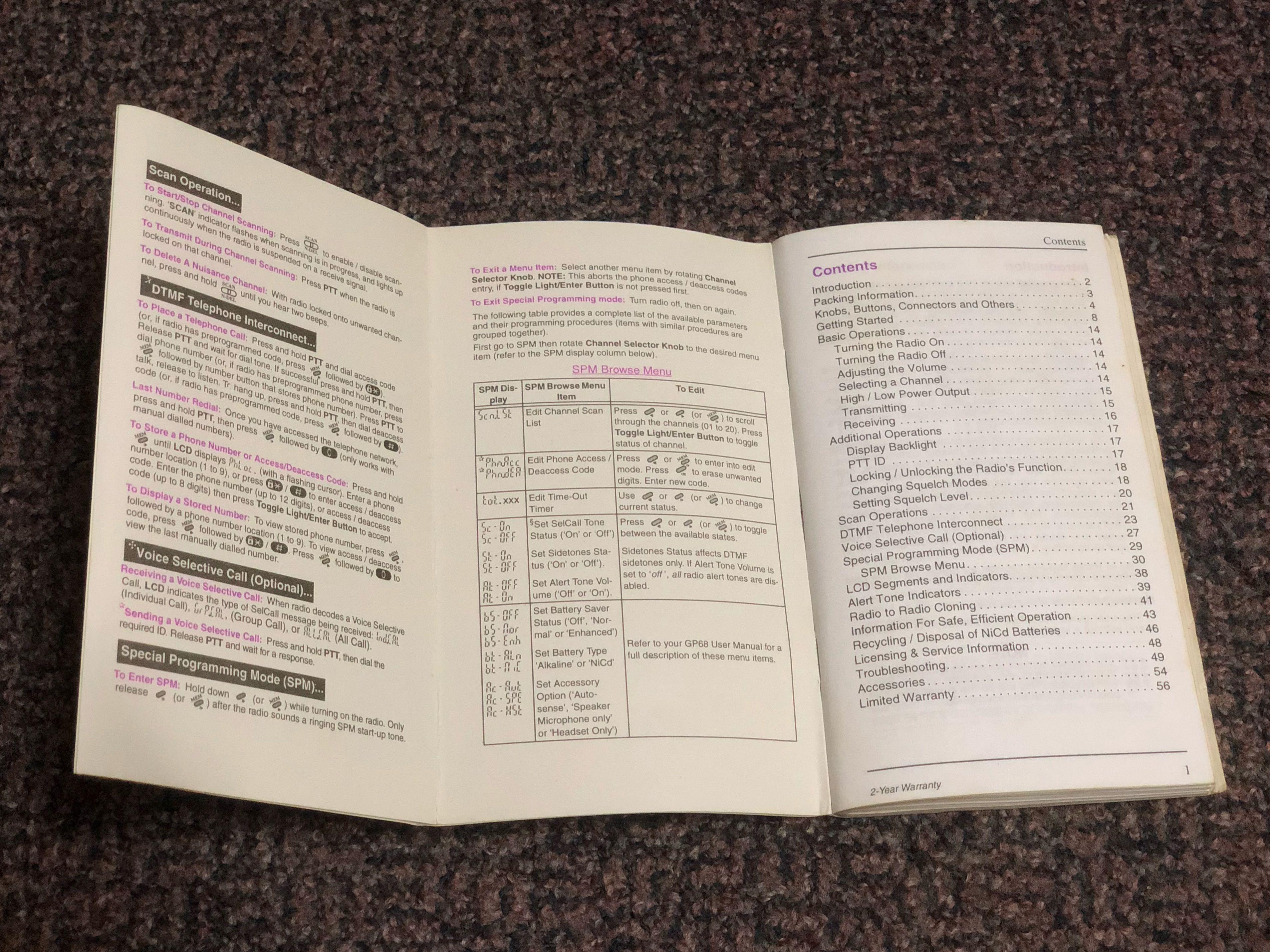 Motorola gp 68 manual, Hobbies & Toys, Books & Magazines, Textbooks on ...