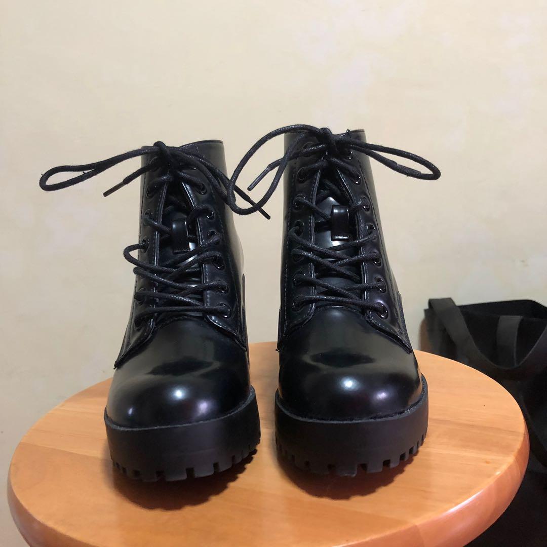 new look lace up shoes