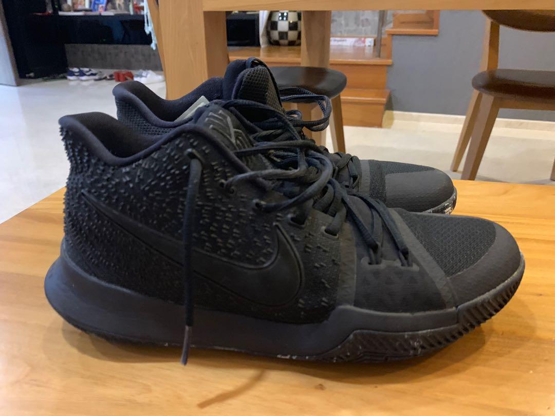 Kyrie 3 black and brown sale