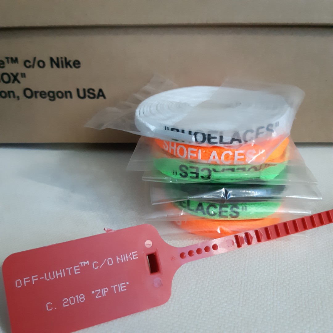 nike off white shoelaces