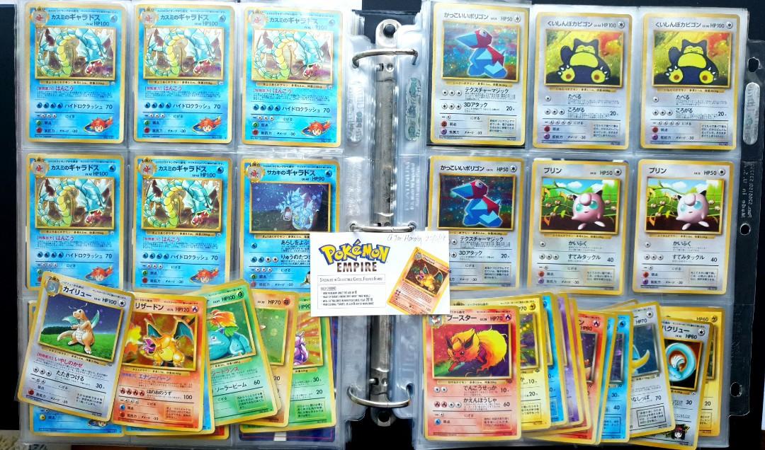 Pokemon 90 Japanese Holo Card Lot Toys Games Board Games Cards On Carousell