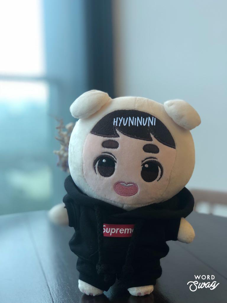 READYSTOCK Supreme Hoodie Black 20cm doll clothes