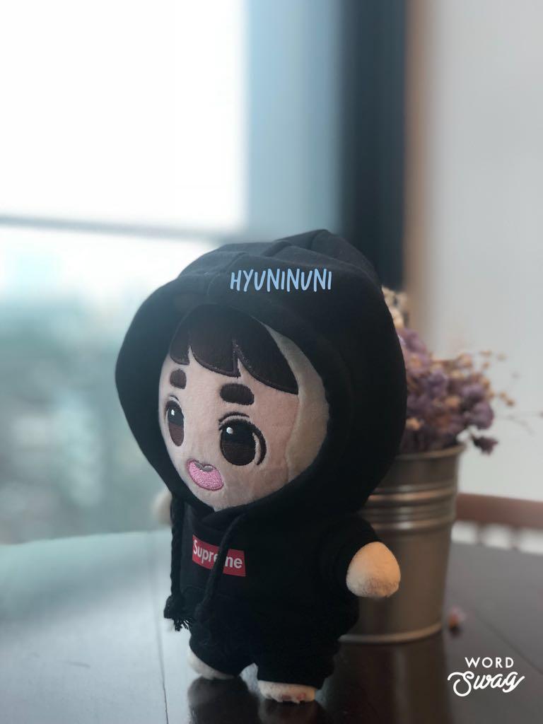 READYSTOCK Supreme Hoodie Black 20cm doll clothes