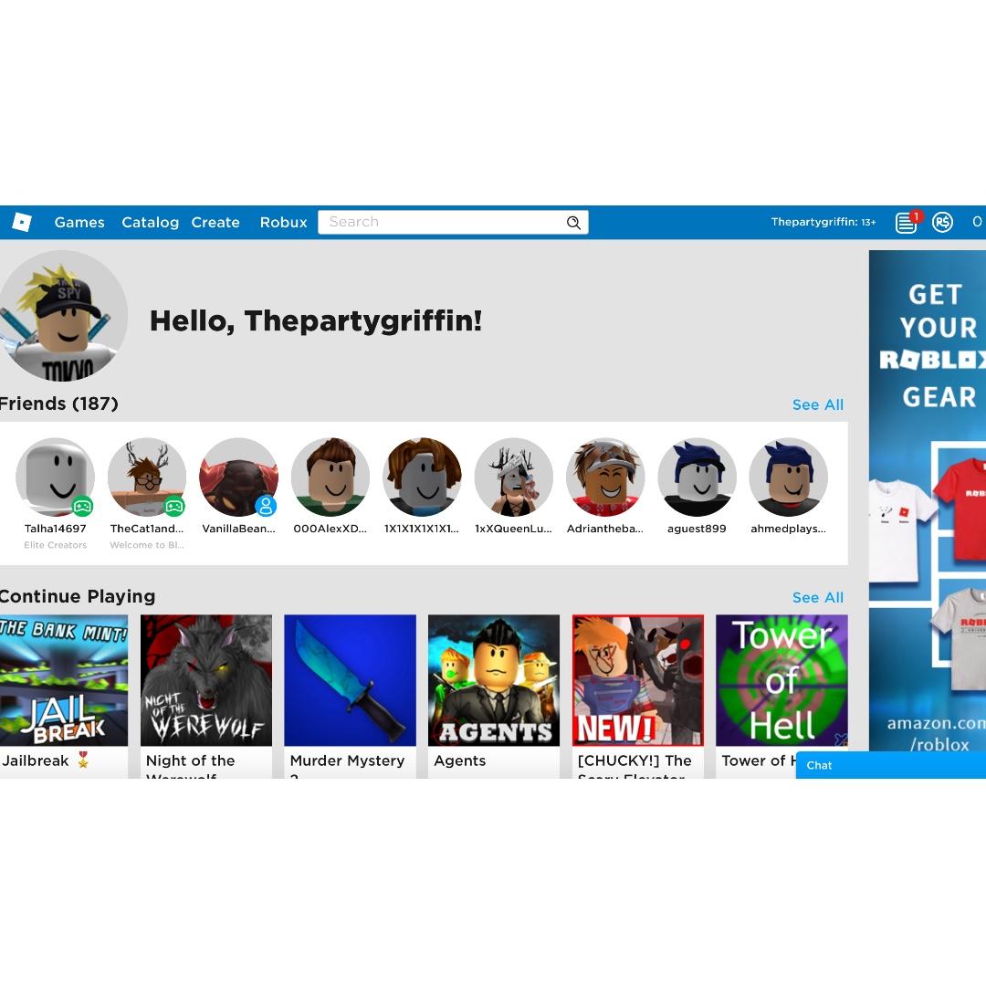 Roblox Account Video Gaming Gaming Accessories On Carousell