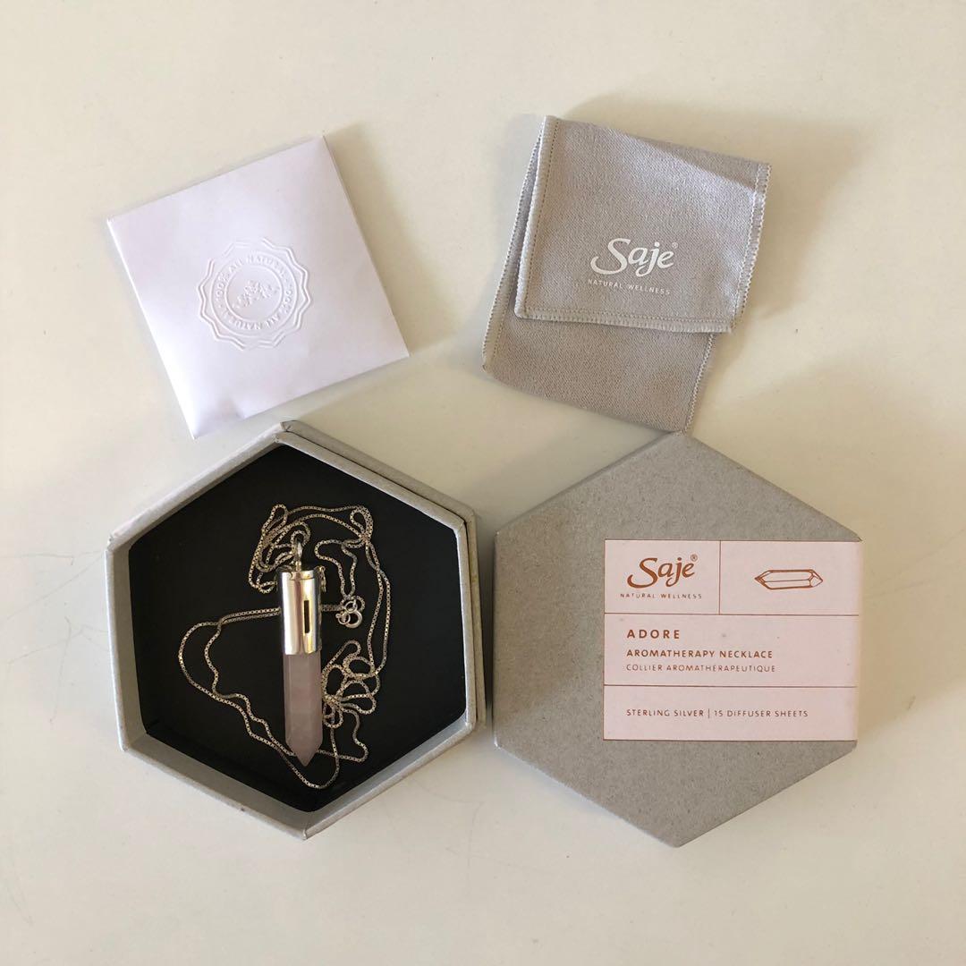 Saje shop aromatherapy necklace