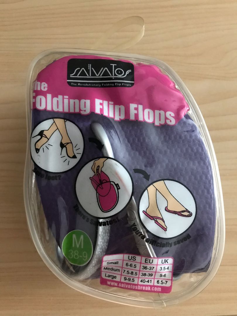 Salvatos folding flip flops outlet