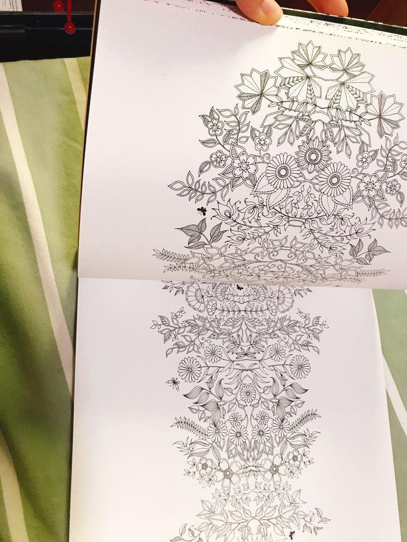 Secret Garden Colouring Book, Hobbies & Toys, Books & Magazines