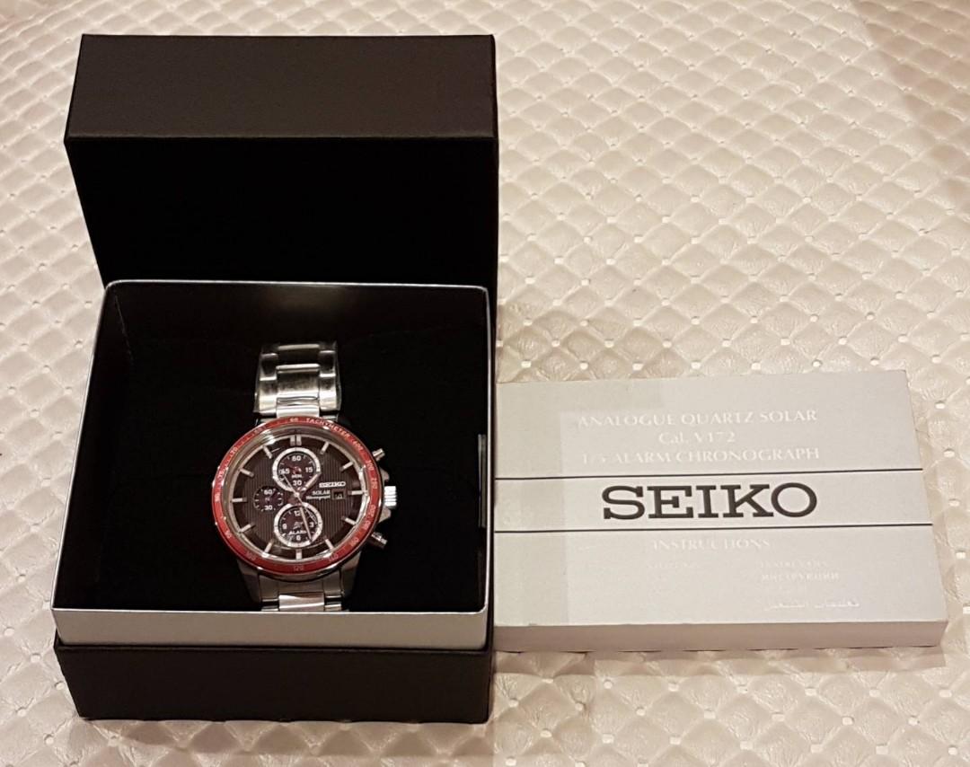 SEIKO Analogue Quartz Solar Cal V172
