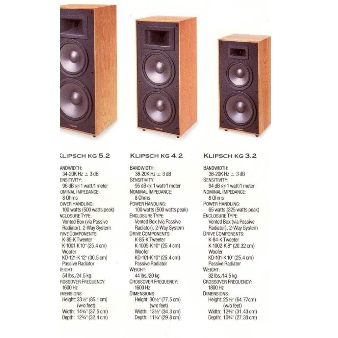 Selling Klipsch Speaker KG 4.2