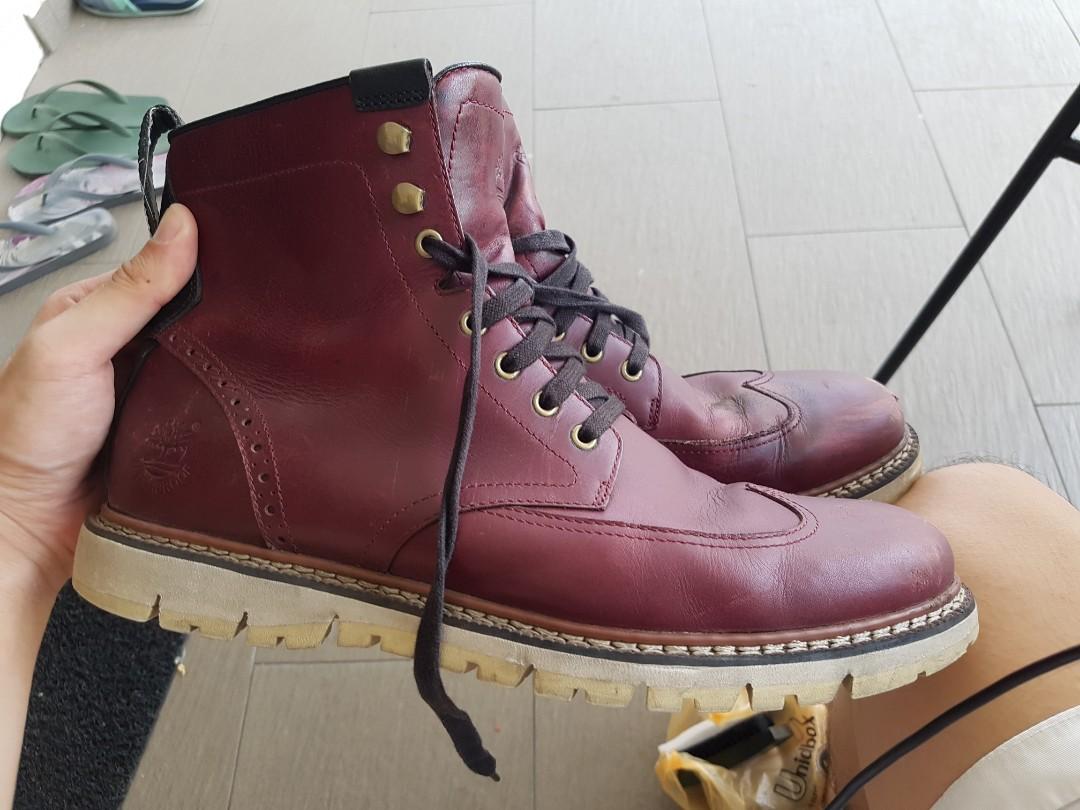 timberlands maroon