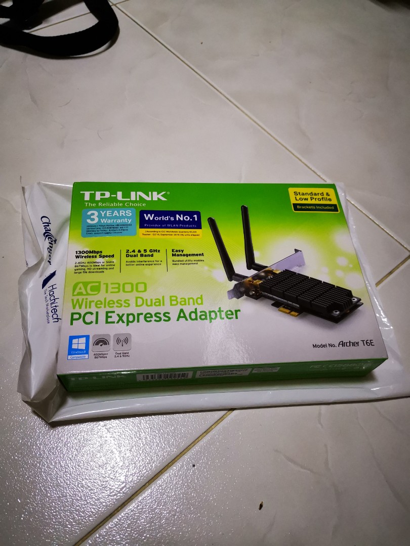TP-LINK AC1300 Wireless Dual Band PCI Express Adapter, Computers & Tech ...
