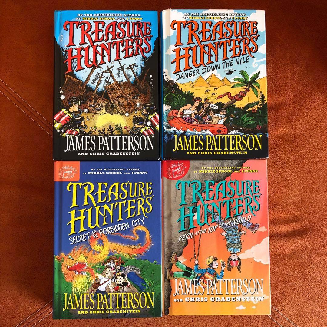 Treasure Hunters By James Patterson Set Of 4 Hardcover Books Books Stationery Children S Books On Carousell