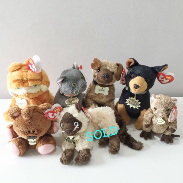 Toy by Ty Beanie Ty Beanie Babies Garfield Collection Nermal the Cat
